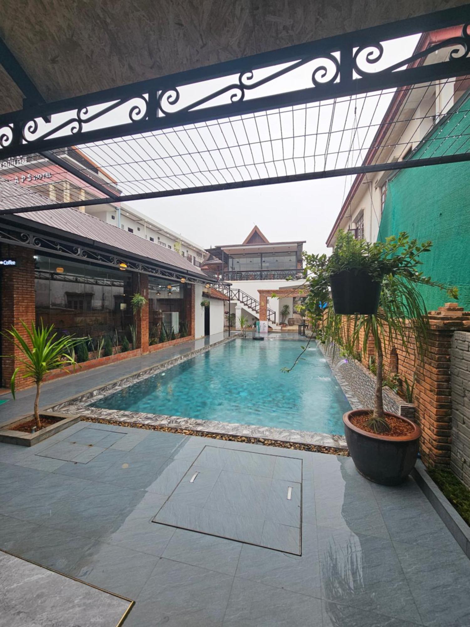 Win Hotel Vang Vieng Exterior foto